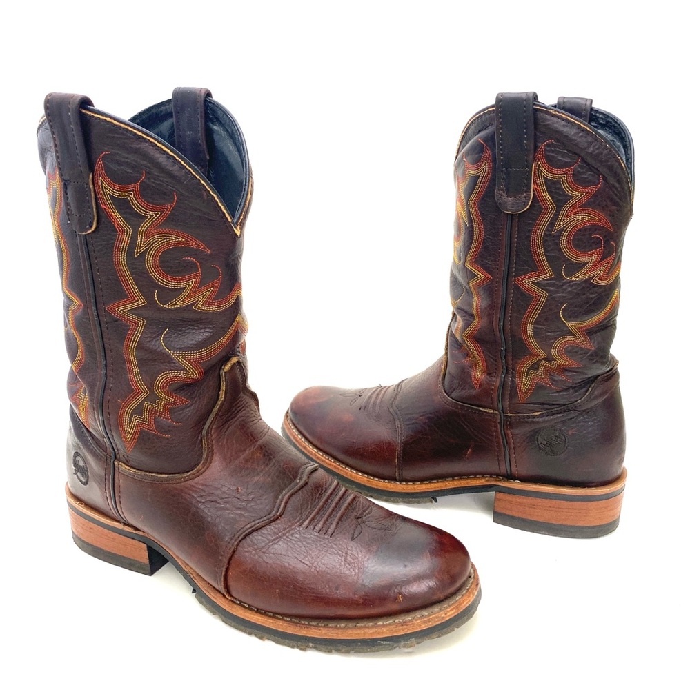 Double H Men's 11" I.C.E. Oil/Slip Resistant Round Toe Cowboy Western Boots